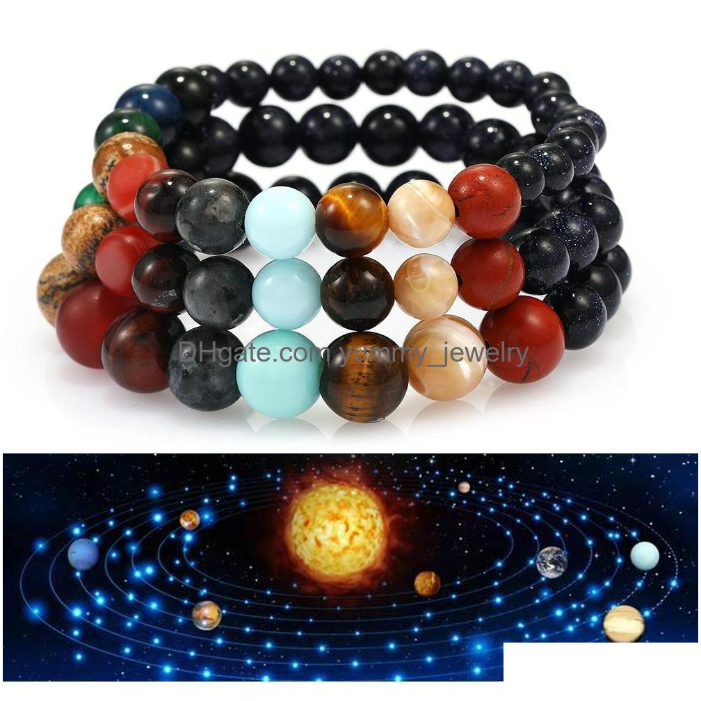 Beaded Galaxy Eight Planets Bracelets Men And Women Natural Stones Universe Solar System Yoga Chakra For Jewelry Drop Delivery Dhyat
Beaded Galaxy Eight Planets Bracelets Men And Women Natural Stones Universe Solar System Yoga Chakra For Jewelry Drop Delivery Dhyat