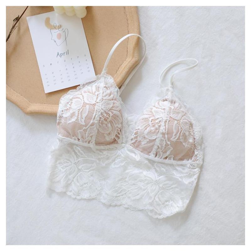 Bras Sets White French Girl's Thin Lace Unrimmed Underwear Set With Bra Back And Hollow Vest Small Breasts Non-Trace Lingerie, White piece bra
Bras Sets White French Girl's Thin Lace Unrimmed Underwear Set With Bra Back And Hollow Vest Small Breasts Non-Trace Lingerie, White piece bra