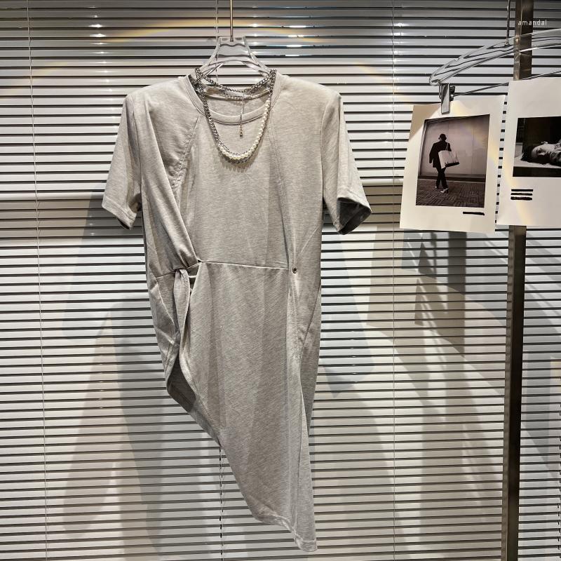 Party Dresses 2023 Summer Pearl Chain Round Neck Short Sleeve Personality Street Asymmetrical Casual T-Shirt Dress Temperament Fashion YQ037, White
Party Dresses 2023 Summer Pearl Chain Round Neck Short Sleeve Personality Street Asymmetrical Casual T-Shirt Dress Temperament Fashion YQ037, White