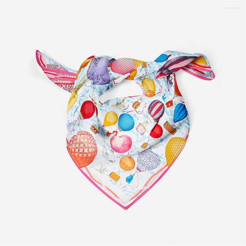 Scarves 53cm Air Balloon Printed Women Silk Square Hijabs Shawl Muslim Headband Neckerchief For Ladies Luxury Accessories
Scarves 53cm Air Balloon Printed Women Silk Square Hijabs Shawl Muslim Headband Neckerchief For Ladies Luxury Accessories