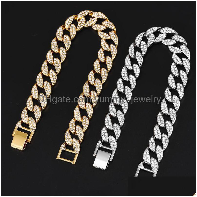 Pendant Necklaces Hip Hop Miami Curb Iced Out Cuban Chain Necklace 15Mm Gold Paved Rhinestones Cz Bling Rapper For Men Women Jewelry Dhema
Pendant Necklaces Hip Hop Miami Curb Iced Out Cuban Chain Necklace 15Mm Gold Paved Rhinestones Cz Bling Rapper For Men Women Jewelry Dhema
