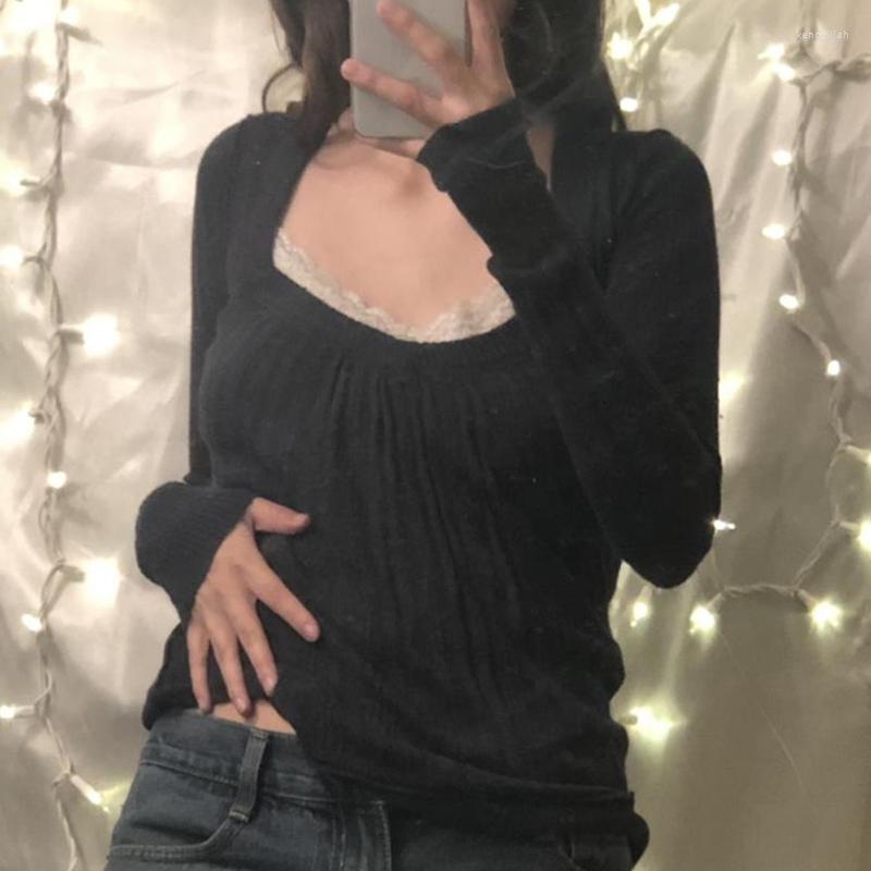Women' Sweaters Xingqing 2000s Sweater Y2k Aesthetic Solid Color V Neck Long Sleeve Tops Women Knitted Clothes Fairy Grunge Pullover, As photo shows
Women' Sweaters Xingqing 2000s Sweater Y2k Aesthetic Solid Color V Neck Long Sleeve Tops Women Knitted Clothes Fairy Grunge Pullover, As photo shows