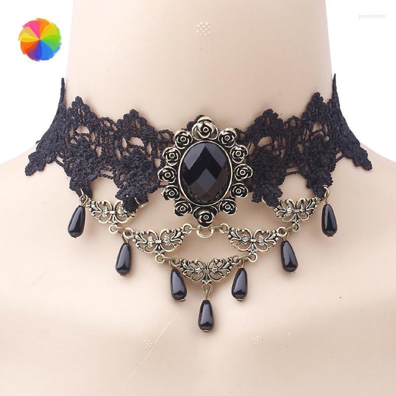 Choker Chokers Gothic Jewelry Women Lace Neck Necklace Vintage Collar Clavicle Chain XBFF Pear22
Choker Chokers Gothic Jewelry Women Lace Neck Necklace Vintage Collar Clavicle Chain XBFF Pear22