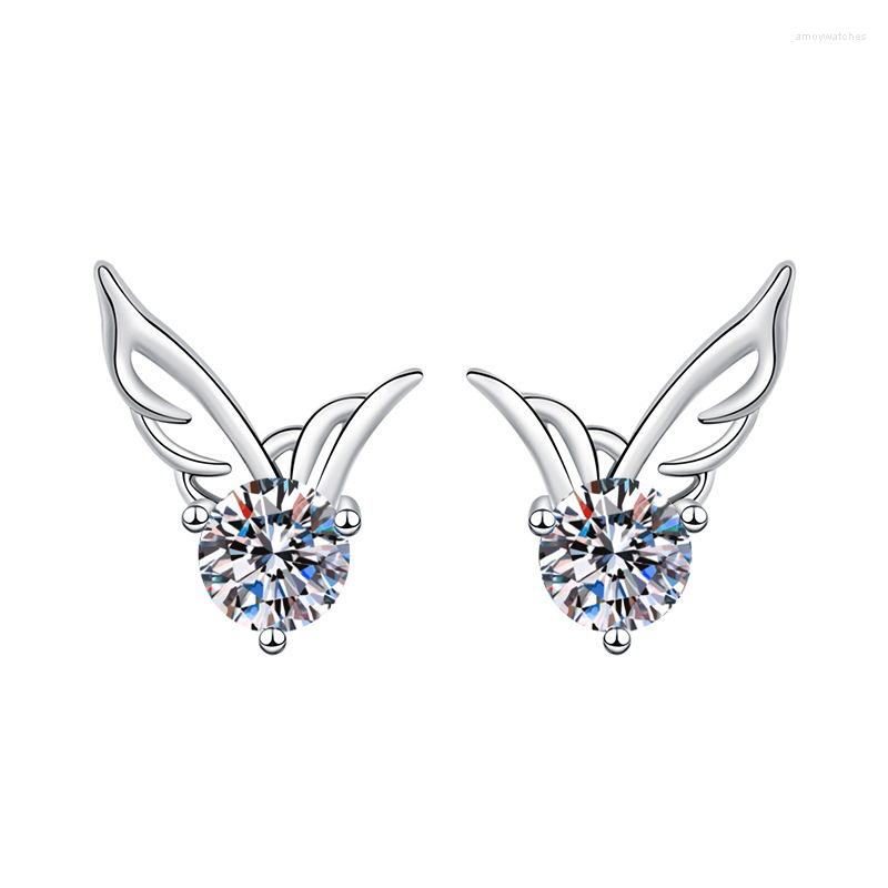 Hoop Earrings Creative Angel Wing Zircon For Women Korean Fashion Bridal Jewelry Chic Designer Wedding Accessories Gift To Girlfriend
Hoop Earrings Creative Angel Wing Zircon For Women Korean Fashion Bridal Jewelry Chic Designer Wedding Accessories Gift To Girlfriend