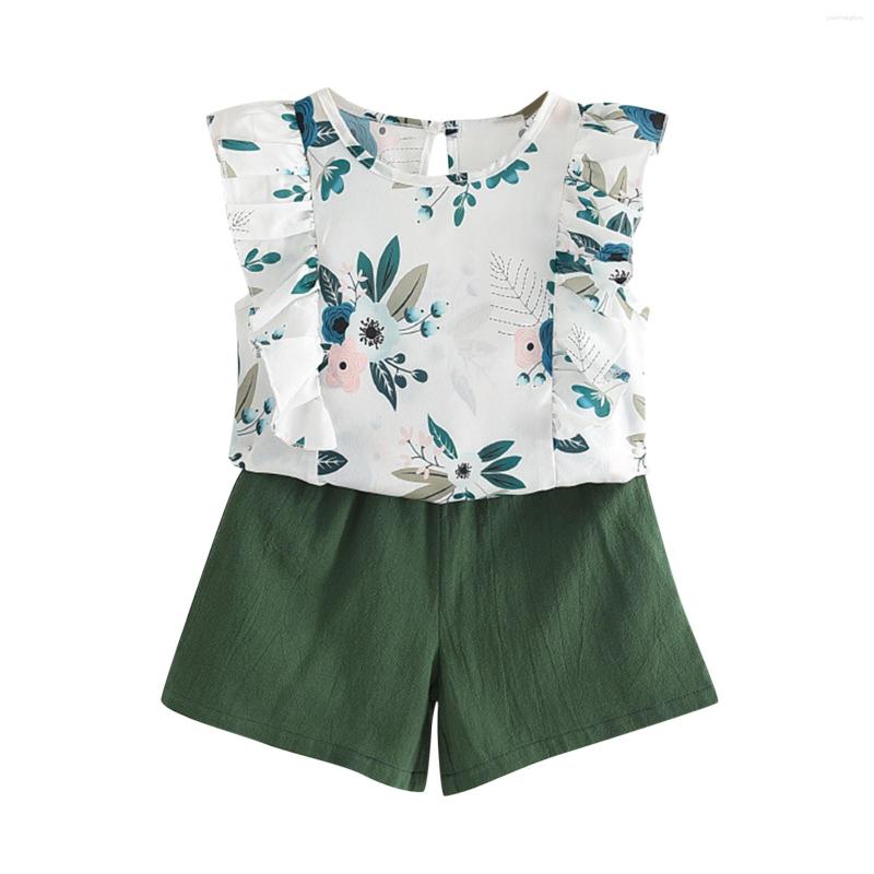 Clothing Sets 2-7 2PCS Toddler Baby And Summer Kids Clothes Outfits T Shorts Floral Ruffle Years Shirt Print Girl Pajamas 3-6 Months, Green
Clothing Sets 2-7 2PCS Toddler Baby And Summer Kids Clothes Outfits T Shorts Floral Ruffle Years Shirt Print Girl Pajamas 3-6 Months, Green