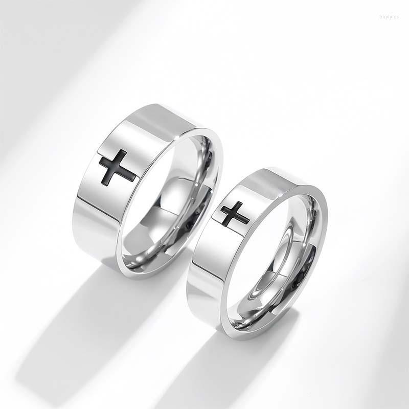 Cluster Rings Jiayiqi Trendy Mens Cross Ring Stainless Stee Simple Couple Christ Jesus Jewelry Engagement Wedding Gift
Cluster Rings Jiayiqi Trendy Mens Cross Ring Stainless Stee Simple Couple Christ Jesus Jewelry Engagement Wedding Gift