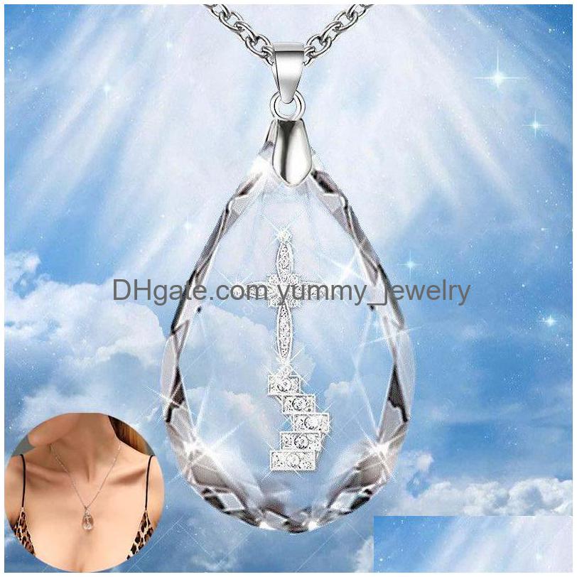 Pendant Necklaces Necklace Cross Fashion Crystal Chain Heart Gift Diamond Jewellery Womenpendant Drop Delivery Jewelry Pendants Dhbiw
Pendant Necklaces Necklace Cross Fashion Crystal Chain Heart Gift Diamond Jewellery Womenpendant Drop Delivery Jewelry Pendants Dhbiw