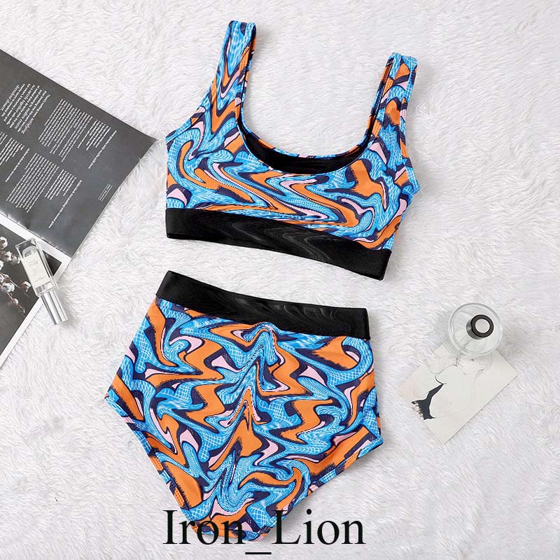 Two Piece Bikinis Intimates Bras Sets Three-point Swimsuit for Woman Full Letters Summer Beach Bathing Suits Swimwear, Color 3
Two Piece Bikinis Intimates Bras Sets Three-point Swimsuit for Woman Full Letters Summer Beach Bathing Suits Swimwear, Color 3
