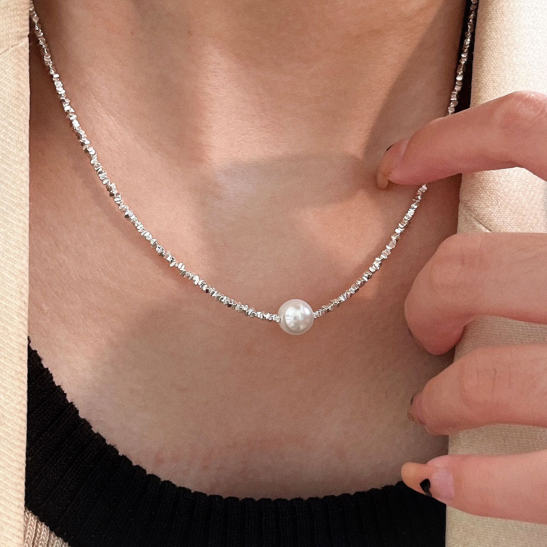 Natural Freshwater Pearl Necklace &Pendant 925 Stelring Silver Necklaces for Women Wedding Party Gifts
Natural Freshwater Pearl Necklace &Pendant 925 Stelring Silver Necklaces for Women Wedding Party Gifts
