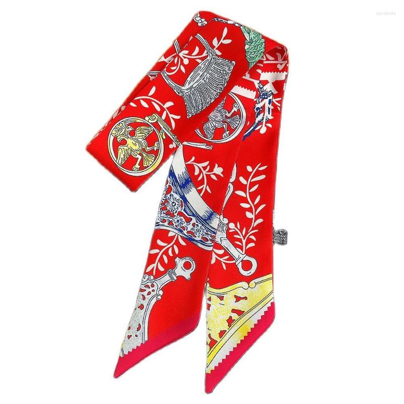 Scarves Scarf Women Silk Headband Long Bag Clothes Accessories Ribbons Tie Big Brand 95cm 5cm Leaves Printed Strap Hijab
Scarves Scarf Women Silk Headband Long Bag Clothes Accessories Ribbons Tie Big Brand 95cm 5cm Leaves Printed Strap Hijab
