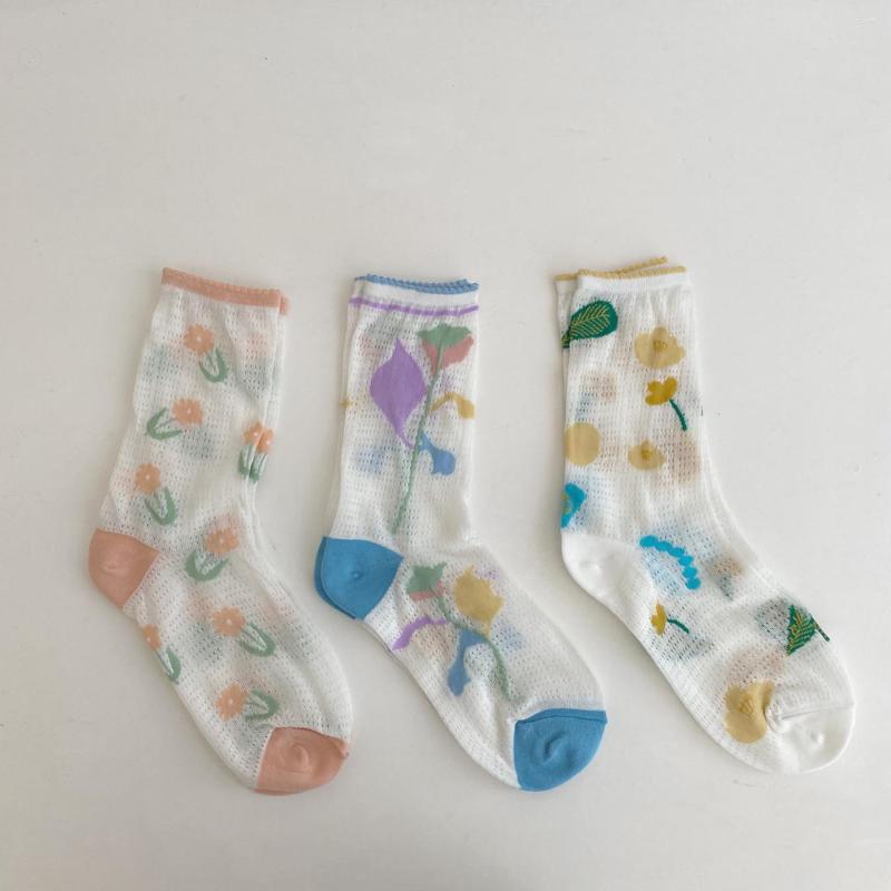 Women Socks Novelty Cartoon Floral Printing Woman Fashion Summer Thin Breathable Long Lolita Kawaii Cute Hollow Out Crew
Women Socks Novelty Cartoon Floral Printing Woman Fashion Summer Thin Breathable Long Lolita Kawaii Cute Hollow Out Crew