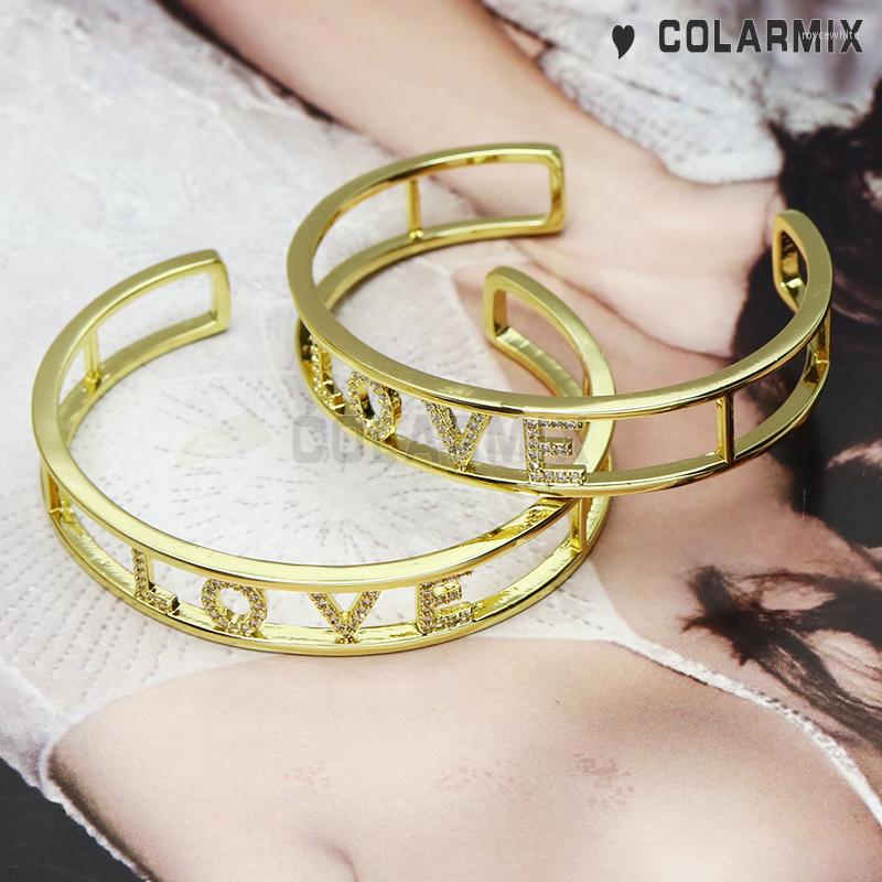 Bangle 4 PIECES LOVE Bangles Filled Metal Cuff For Women Fashion Jewelry Zircon Accessories Bracelets 51149
Bangle 4 PIECES LOVE Bangles Filled Metal Cuff For Women Fashion Jewelry Zircon Accessories Bracelets 51149