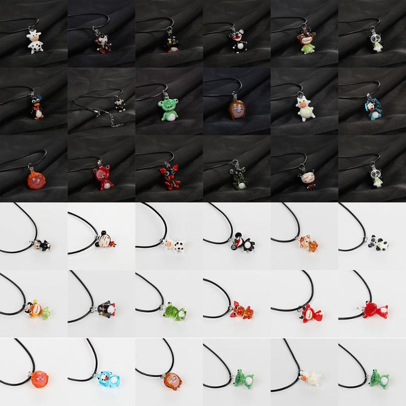 Pendant Necklaces Qianbei Fashion Handmade Murano Lampwork Glass Mixed Color Loverly Animal PET Toys
Pendant Necklaces Qianbei Fashion Handmade Murano Lampwork Glass Mixed Color Loverly Animal PET Toys