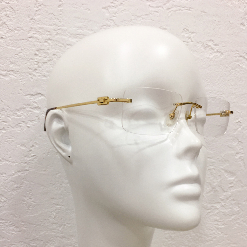 Rectangular Rimless Glasses Eyeglasses Frame Clear Lenses Eyewear Men Fashion Sunglasses Frames with Box
Rectangular Rimless Glasses Eyeglasses Frame Clear Lenses Eyewear Men Fashion Sunglasses Frames with Box