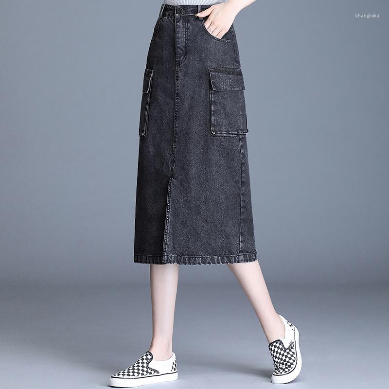 Skirts Denim Jean Skirt Female Spring And Summer High Waist Long Fresh Sweet Slit 4XL, Black
Skirts Denim Jean Skirt Female Spring And Summer High Waist Long Fresh Sweet Slit 4XL, Black
