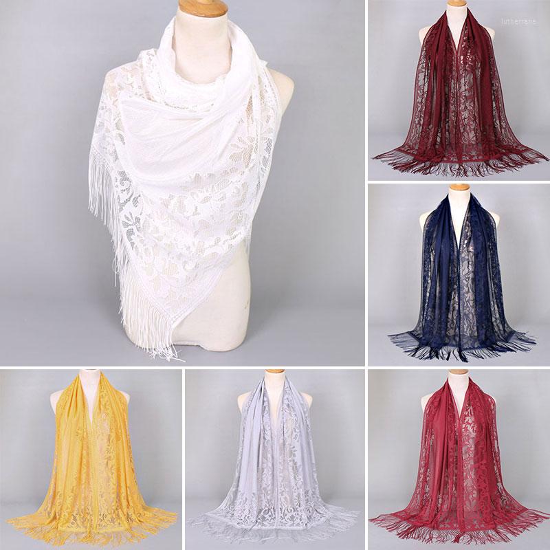 Scarves Women Lace Shawl Scarf Elegant Evening Dresses Shawls Fringes Female Hijab Wraps Mesh Yarn Wedding
Scarves Women Lace Shawl Scarf Elegant Evening Dresses Shawls Fringes Female Hijab Wraps Mesh Yarn Wedding