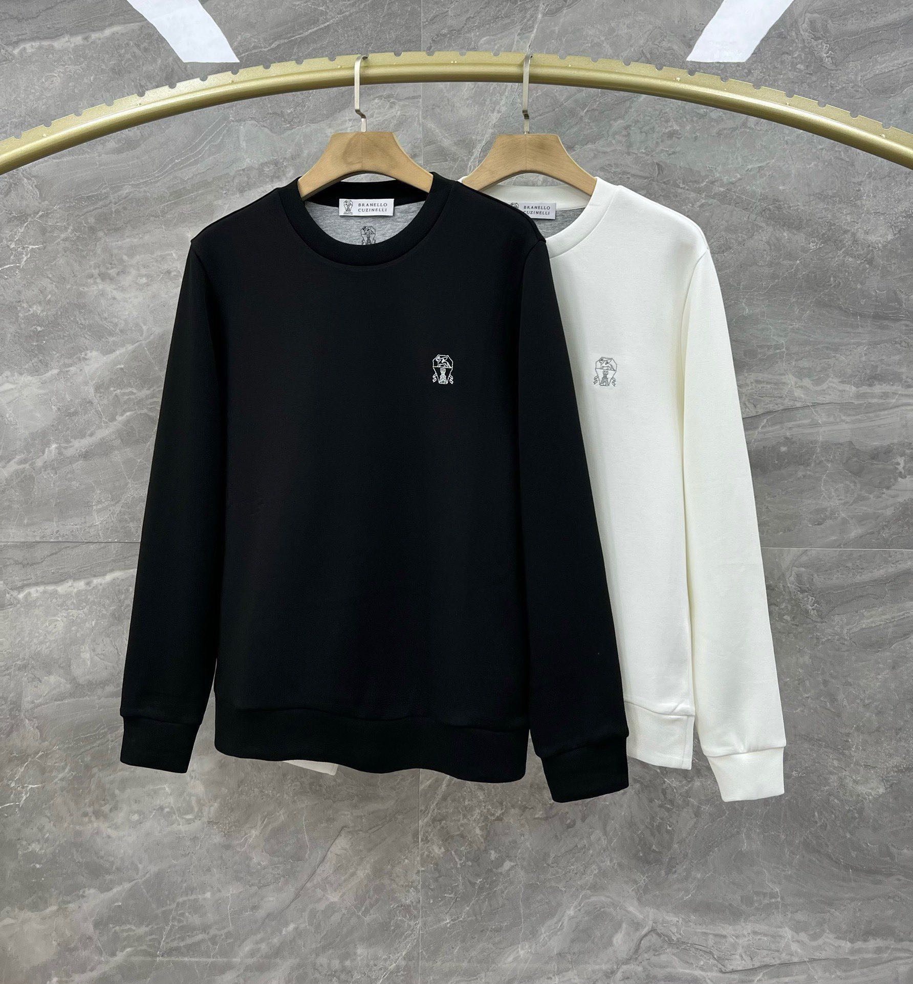 Men Hoodies Brunello Cucinelli Sweater Winter Round Neck Bottoming Shirt White Black Casual Pullover
Men Hoodies Brunello Cucinelli Sweater Winter Round Neck Bottoming Shirt White Black Casual Pullover