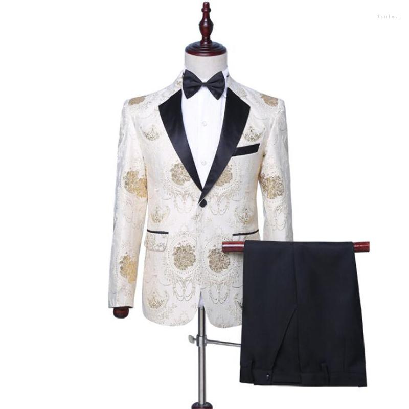 Men's Suits Blazer Men Groom Suit Set With Pants Mens Wedding Fashion Costume Singer Star Style Dance Stage Clothing Formal Dress 998, 0201
Men's Suits Blazer Men Groom Suit Set With Pants Mens Wedding Fashion Costume Singer Star Style Dance Stage Clothing Formal Dress 998, 0201