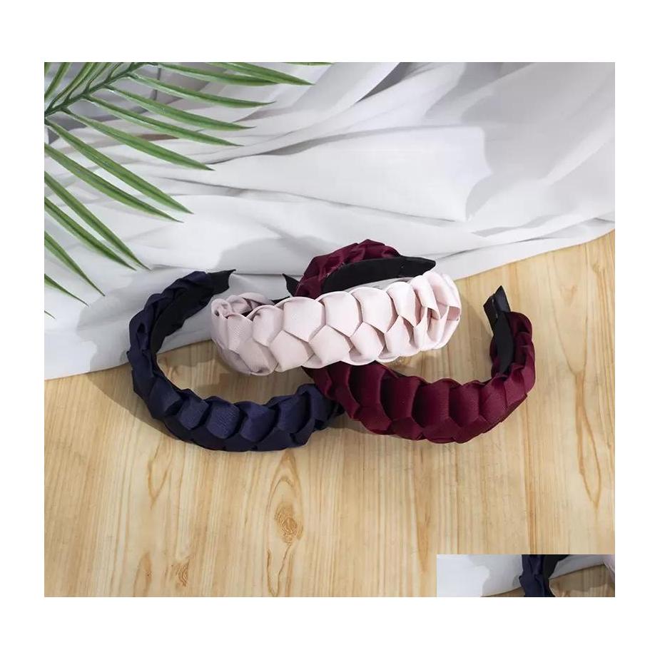 Headbands Fashion Women Hairband Cross Knot Braid Headband Adt Summer Headwear Wide Side Turban Hair Accessories C3 Drop Delivery Jew Dhnec
Headbands Fashion Women Hairband Cross Knot Braid Headband Adt Summer Headwear Wide Side Turban Hair Accessories C3 Drop Delivery Jew Dhnec