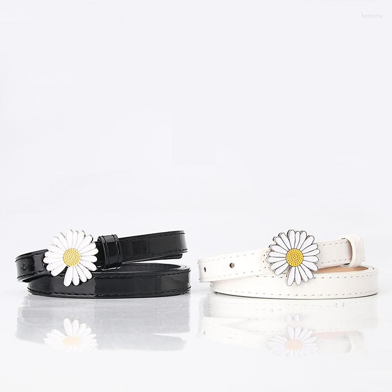 Belts Women's Daisy Fashion Lacquer Leather Casual Wool Dress Decorative Thin Belt, White
Belts Women's Daisy Fashion Lacquer Leather Casual Wool Dress Decorative Thin Belt, White