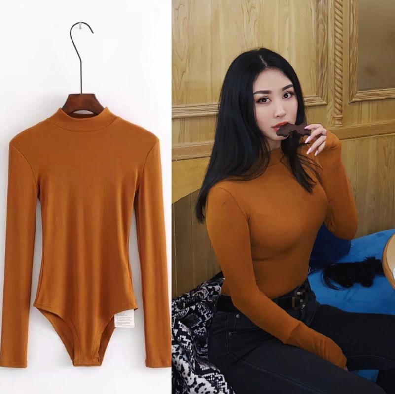 Women' Two Piece Pants Bodycon Rompers Solid Basic Shirt Women Skinny Sexy Bodysuit Playsuit Overalls Mock Neck Long Sleeve Jumpsuit Female, Brown
Women' Two Piece Pants Bodycon Rompers Solid Basic Shirt Women Skinny Sexy Bodysuit Playsuit Overalls Mock Neck Long Sleeve Jumpsuit Female, Brown