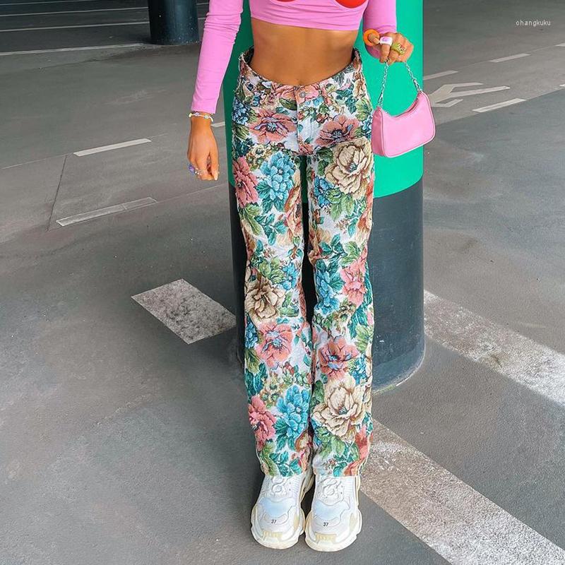 Women' Pants Casual Women Floral Straight-Leg Chic Fashion High Waist Button Loose Long Trousers Streetwear Y2K Print Lady Bottoms, Green
Women' Pants Casual Women Floral Straight-Leg Chic Fashion High Waist Button Loose Long Trousers Streetwear Y2K Print Lady Bottoms, Green