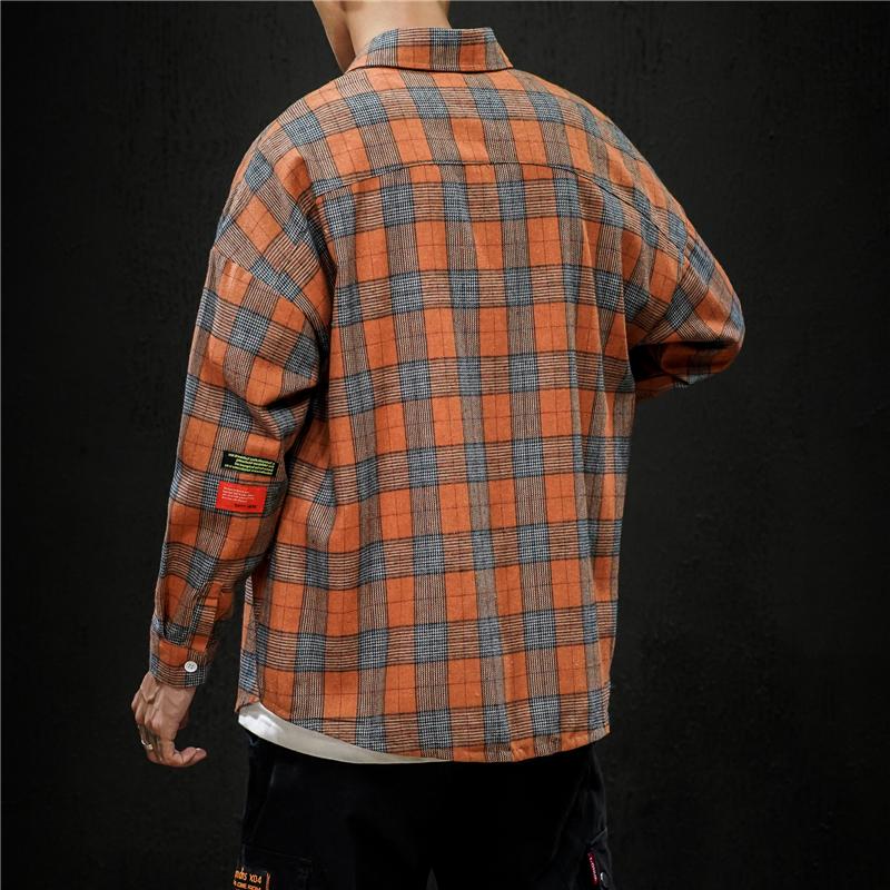 Men's Casual Shirts 2023 Autumn And Winter Contrast Color Plaid Pocket Decoration Long-sleeved Shirt Loose Temperament Trend Cotton, Gray
Men's Casual Shirts 2023 Autumn And Winter Contrast Color Plaid Pocket Decoration Long-sleeved Shirt Loose Temperament Trend Cotton, Gray
