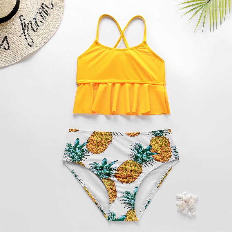 Women's Swimwear Fruit Print Child Kids Girls Bikinis 2023 Ruffle Baby Biquini Infantil Summer Beach Children Swimming Bathing Suit, A298-1
Women's Swimwear Fruit Print Child Kids Girls Bikinis 2023 Ruffle Baby Biquini Infantil Summer Beach Children Swimming Bathing Suit, A298-1