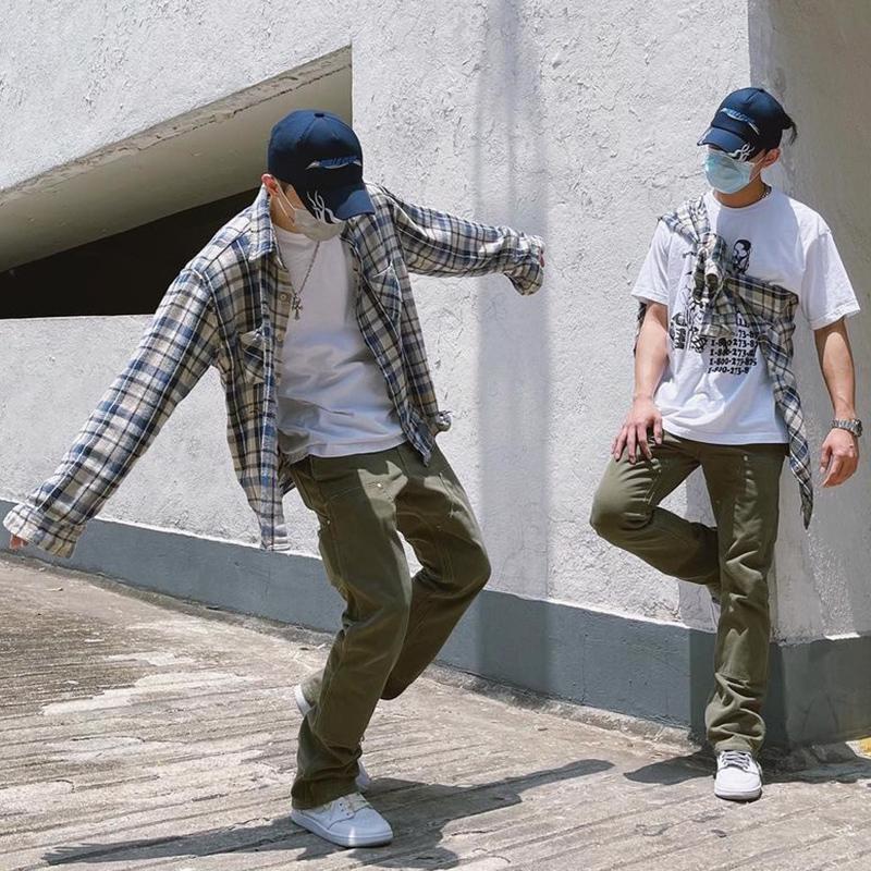 Men Shirts Women Plaid Flannel Casual Retro Long Sleeve Shirt Coat Cotton with Holes vujade kenjima, Blue
Men Shirts Women Plaid Flannel Casual Retro Long Sleeve Shirt Coat Cotton with Holes vujade kenjima, Blue
