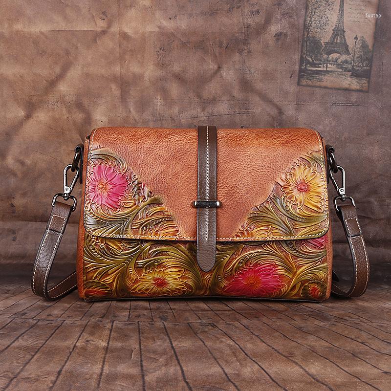 Evening Bags GAGACIA Women's Shoulder Strap Handbags Ladies Crossbody Bag Handmade Embossed Vintage Genuine Leather Handbag Female Flap, Brown
Evening Bags GAGACIA Women's Shoulder Strap Handbags Ladies Crossbody Bag Handmade Embossed Vintage Genuine Leather Handbag Female Flap, Brown