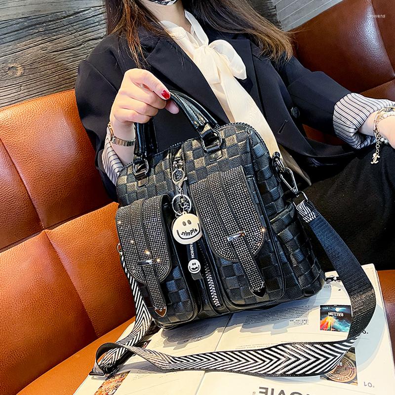 Evening Bags Real Leather Designer Luxury Women Handbag Brand Crossbody For Shoulder Bag Chessboard Print Ita Female Sac, Black
Evening Bags Real Leather Designer Luxury Women Handbag Brand Crossbody For Shoulder Bag Chessboard Print Ita Female Sac, Black