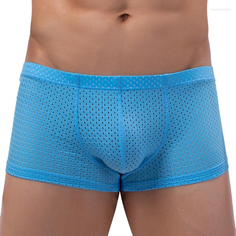 Underpants Men's Underwear Cueca Fashion Mesh Hollow Boxer Shorts Man Boxers Comfortable Male Breathable U Pouch Panties Homme, A white
Underpants Men's Underwear Cueca Fashion Mesh Hollow Boxer Shorts Man Boxers Comfortable Male Breathable U Pouch Panties Homme, A white