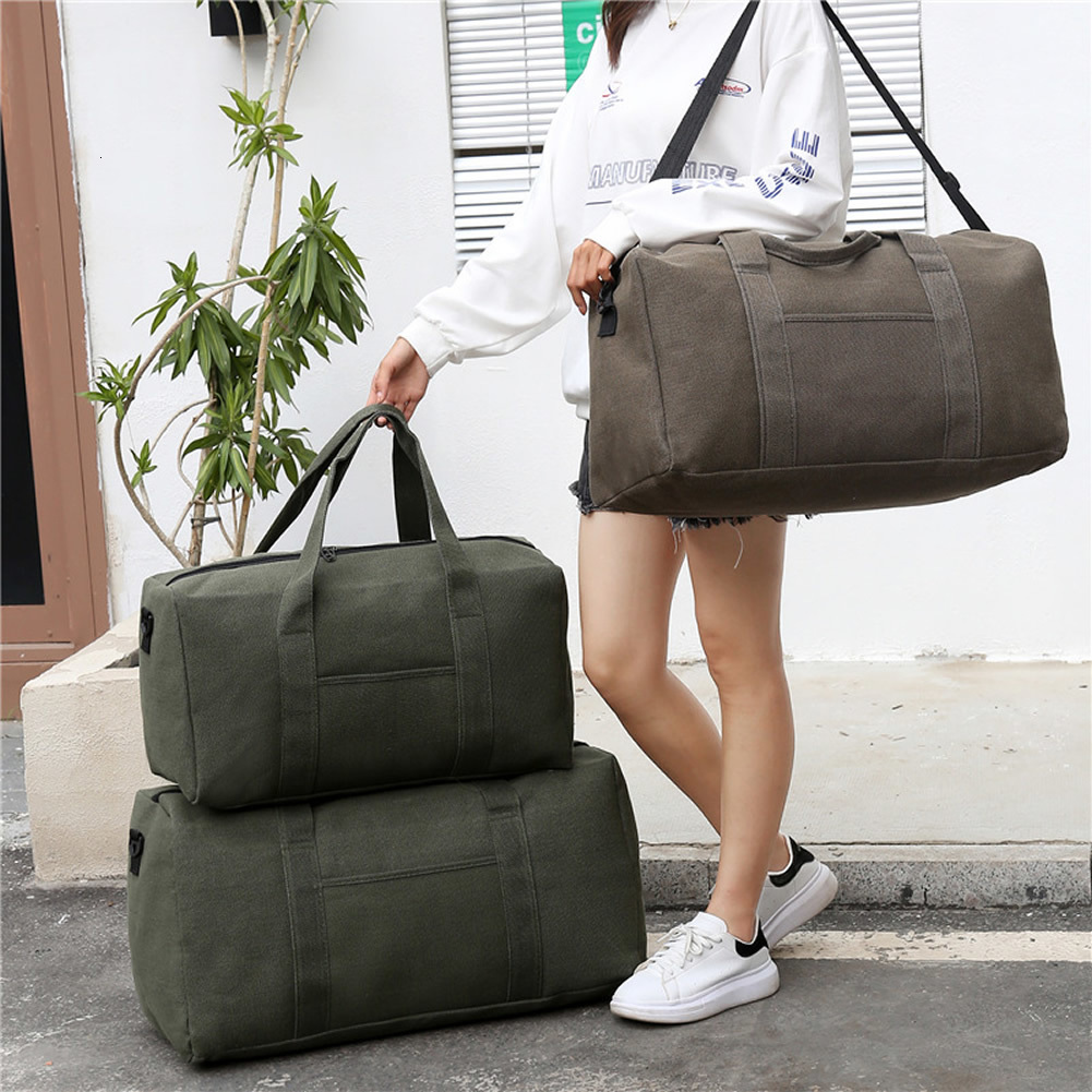 Duffel Bags GNWXY Large Capacity Canvas Travel Hand Luggage Men Multifunctional Waterproof Portable Weekend Drop 230203, Green small
Duffel Bags GNWXY Large Capacity Canvas Travel Hand Luggage Men Multifunctional Waterproof Portable Weekend Drop 230203, Green small