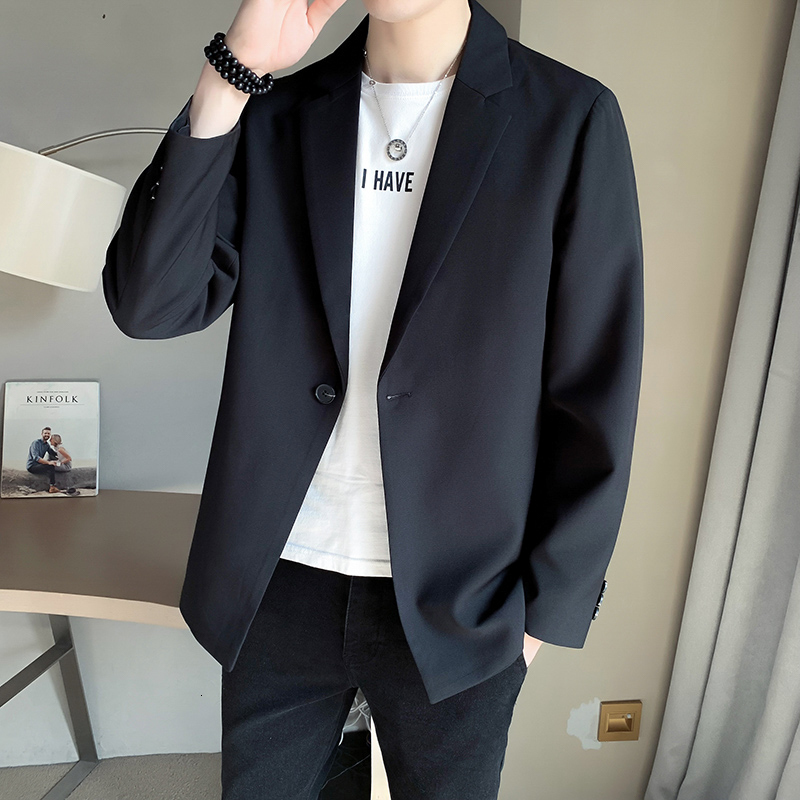Mens Suits Blazers Men Suit Jackets Blazer Coat Slim Fit Smart Casual Spring Thin Fashion Clothing Asian Single Breasted Korean Black Arrival 230203, Light khaki
Mens Suits Blazers Men Suit Jackets Blazer Coat Slim Fit Smart Casual Spring Thin Fashion Clothing Asian Single Breasted Korean Black Arrival 230203, Light khaki