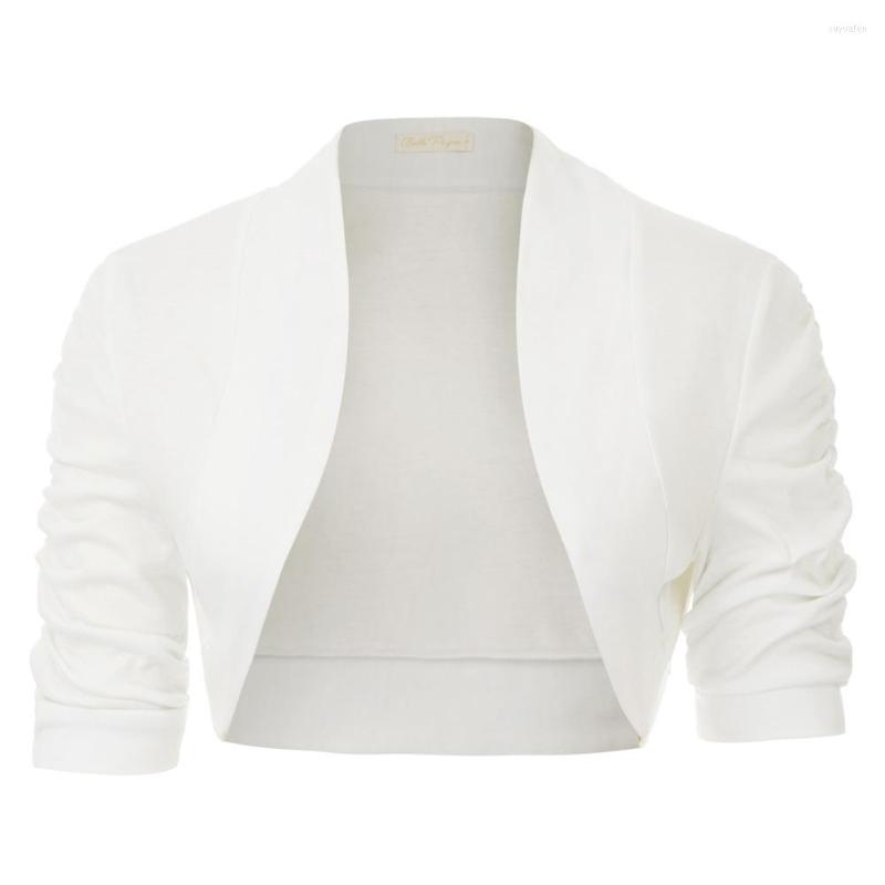 Women' Jackets Women' Summer Autumn Comfy Lightweight Half Sleeve Open Front Shrug Bolero Wedding Party Formal Coat Outwear Ladies, Navy blue
Women' Jackets Women' Summer Autumn Comfy Lightweight Half Sleeve Open Front Shrug Bolero Wedding Party Formal Coat Outwear Ladies, Navy blue