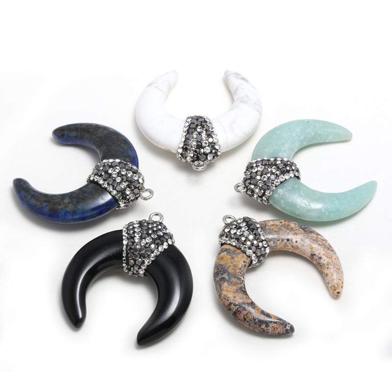 Charms 1pcs Natural Horn Stone Charm Pendant Semi-precious Stones For Jewelry DIY Accessories Bracelet Nacklace Earring Size 35x40mmCharms
Charms 1pcs Natural Horn Stone Charm Pendant Semi-precious Stones For Jewelry DIY Accessories Bracelet Nacklace Earring Size 35x40mmCharms