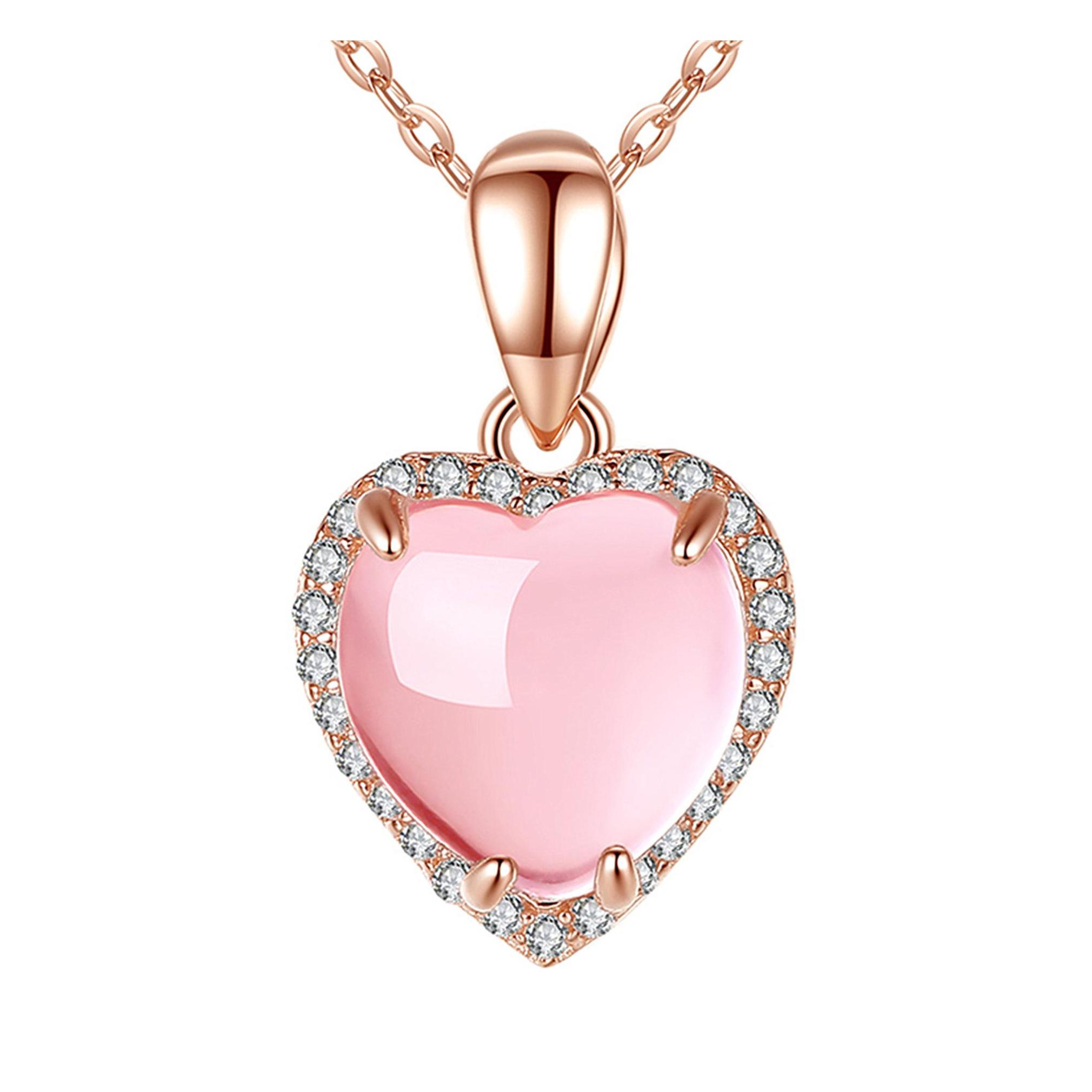 Pendant Necklaces Korean Version Of The Fashion Sier Necklace Female Plated 18K Gold Rose Clavicle Chain Natural Love Inlaid Diamond Dhhgk
Pendant Necklaces Korean Version Of The Fashion Sier Necklace Female Plated 18K Gold Rose Clavicle Chain Natural Love Inlaid Diamond Dhhgk