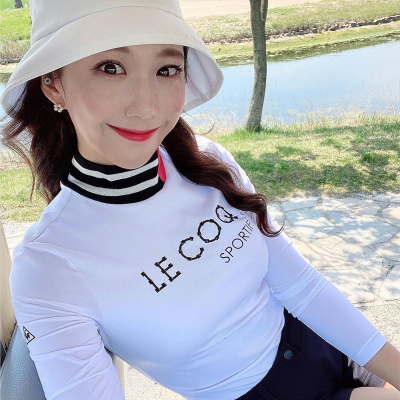 Outdoor TShirts Golf clothing womens autumn and winter longsleeved Tshirt high neck sports stretch breathable bottoming shirt 230203, Black
Outdoor TShirts Golf clothing womens autumn and winter longsleeved Tshirt high neck sports stretch breathable bottoming shirt 230203, Black