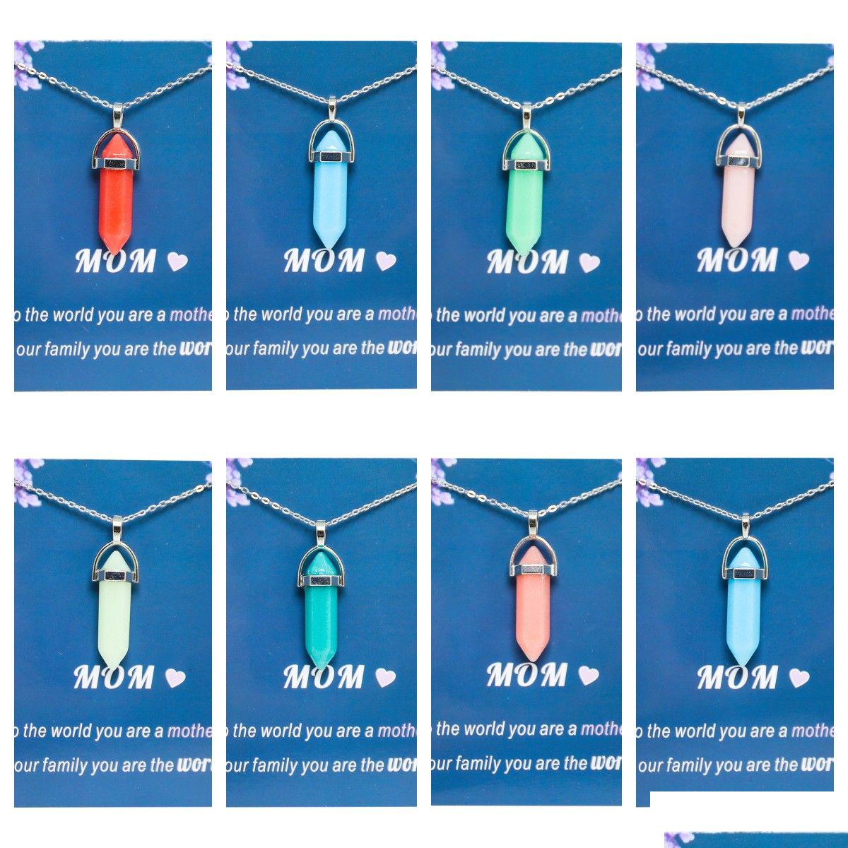 Pendant Necklaces Mothers Day Hexagon Prism Luminous Stone Blue Green Glow Light In The Dark Necklace For Jewelry Making Wit Dhgarden Dhnwf
Pendant Necklaces Mothers Day Hexagon Prism Luminous Stone Blue Green Glow Light In The Dark Necklace For Jewelry Making Wit Dhgarden Dhnwf