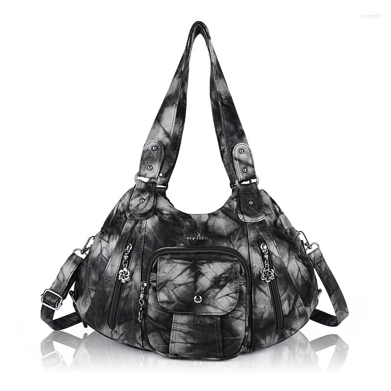 Evening Bags SNAILLADY Fashion Pu Leather Tie-dye Top Handle Shoulder Handbag Large Capacity Crossbody Bag Big Volume Female Shopper TOTE, Black
Evening Bags SNAILLADY Fashion Pu Leather Tie-dye Top Handle Shoulder Handbag Large Capacity Crossbody Bag Big Volume Female Shopper TOTE, Black