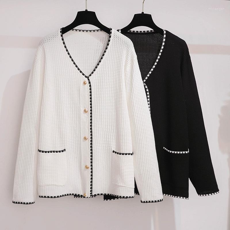 Women's Knits & Tees 2023 Spring Summer Big Women Ice Silk Knitted Tops Show Thin Cardigans 100kg/150kg Long Sleeved T-shirt 2XL-7XL Mich22, Black
Women's Knits & Tees 2023 Spring Summer Big Women Ice Silk Knitted Tops Show Thin Cardigans 100kg/150kg Long Sleeved T-shirt 2XL-7XL Mich22, Black