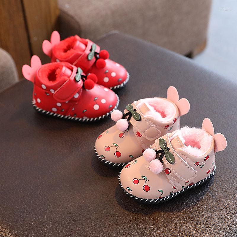 First Walkers Girls' Cotton Shoes Autumn And Winter Cute Cherry Children's Fashion Soft Soled Breathable Round-toe Baby Walker, Pink
First Walkers Girls' Cotton Shoes Autumn And Winter Cute Cherry Children's Fashion Soft Soled Breathable Round-toe Baby Walker, Pink