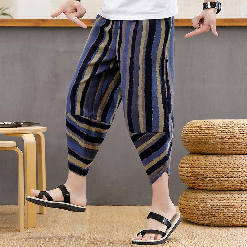 Men' Pants Summer Cotton Joggers Harem Men Casual Hip Hop Trousers Wide Leg Pantalon Oversized Streetwear Korean MenMen, L837
Men' Pants Summer Cotton Joggers Harem Men Casual Hip Hop Trousers Wide Leg Pantalon Oversized Streetwear Korean MenMen, L837