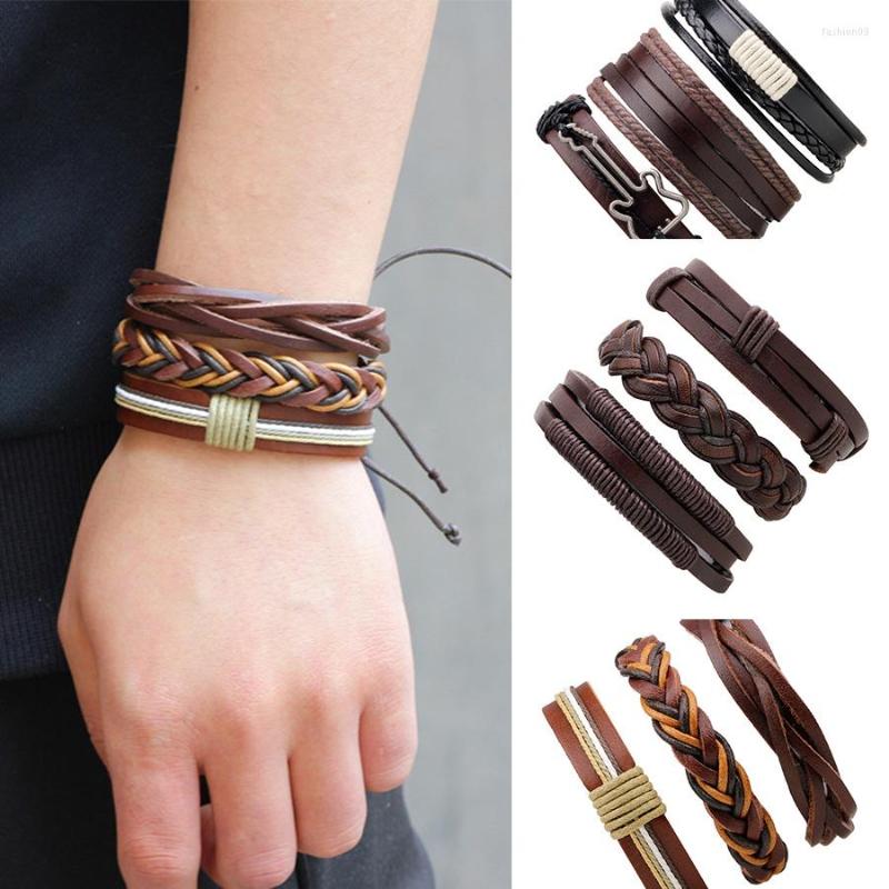Link Bracelets Rinhoo Vintage Multiple Layers Leather Bracelet Set For Men Women Charm Stone Wood Metal Beads Wrap Pulseras
Link Bracelets Rinhoo Vintage Multiple Layers Leather Bracelet Set For Men Women Charm Stone Wood Metal Beads Wrap Pulseras