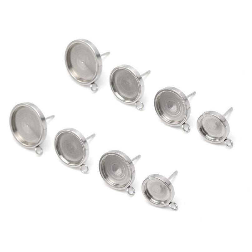 Jewelry Settings 6 8 10 12Mm Stainless Steel Gold Plated Earrings Stud Blank Base Glass Cabochons Buttons Stoppers Connector Dhgarden Dhxwr
Jewelry Settings 6 8 10 12Mm Stainless Steel Gold Plated Earrings Stud Blank Base Glass Cabochons Buttons Stoppers Connector Dhgarden Dhxwr