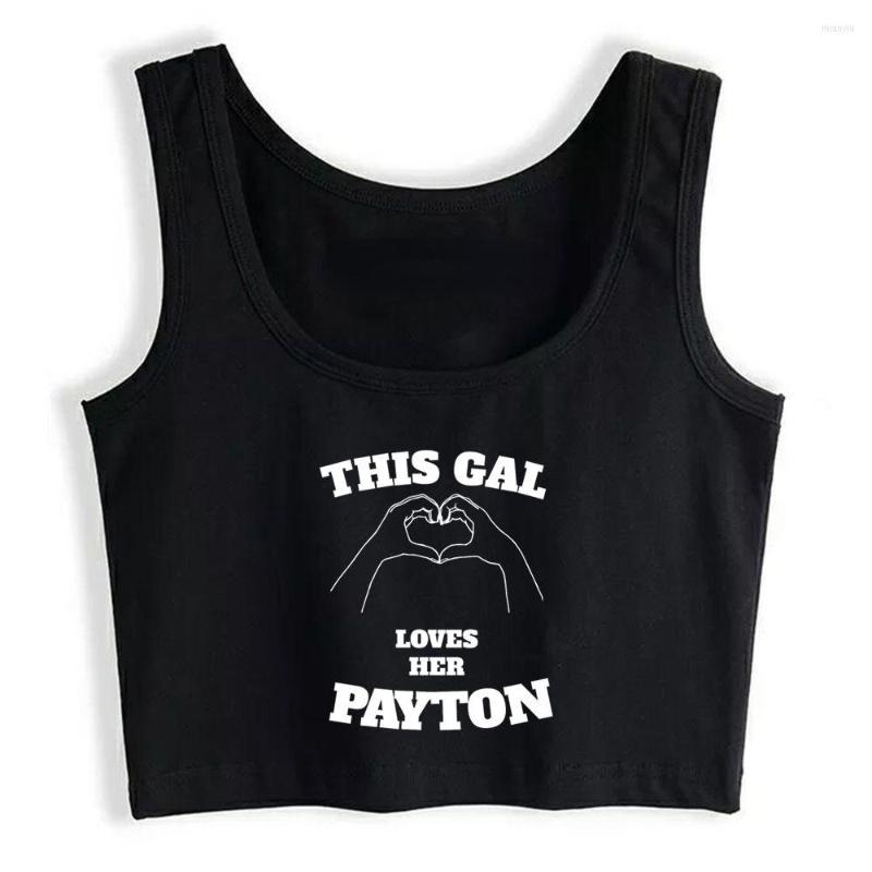 Women' Tanks Deze Gal Houdt Haar Payton Print Tank Top Vrouwen Gepersonaliseerde Gym Yoga Sport Workout Crop, Black
Women' Tanks Deze Gal Houdt Haar Payton Print Tank Top Vrouwen Gepersonaliseerde Gym Yoga Sport Workout Crop, Black