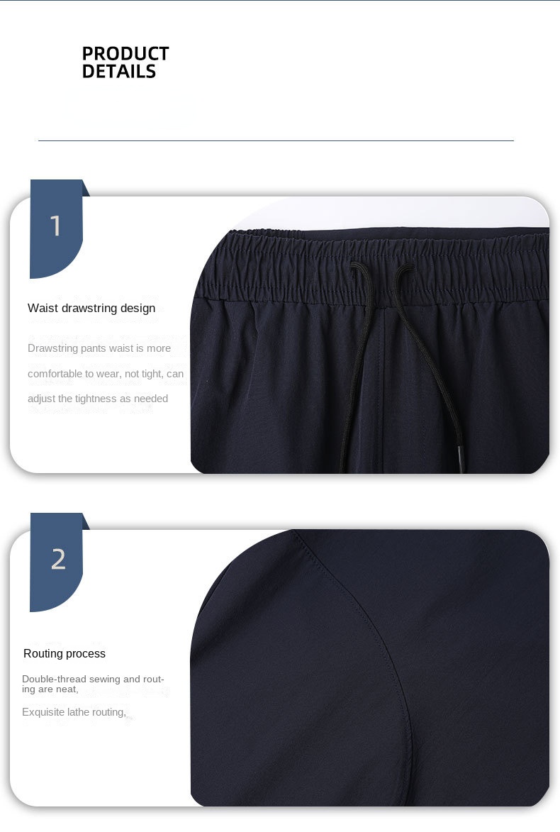 Men's Jogger Long Pants Sport Yoga Outfit Quick Dry Drawstring Gym Pockets Sweatpants Trousers Mens Casual Elastic Waist fitness