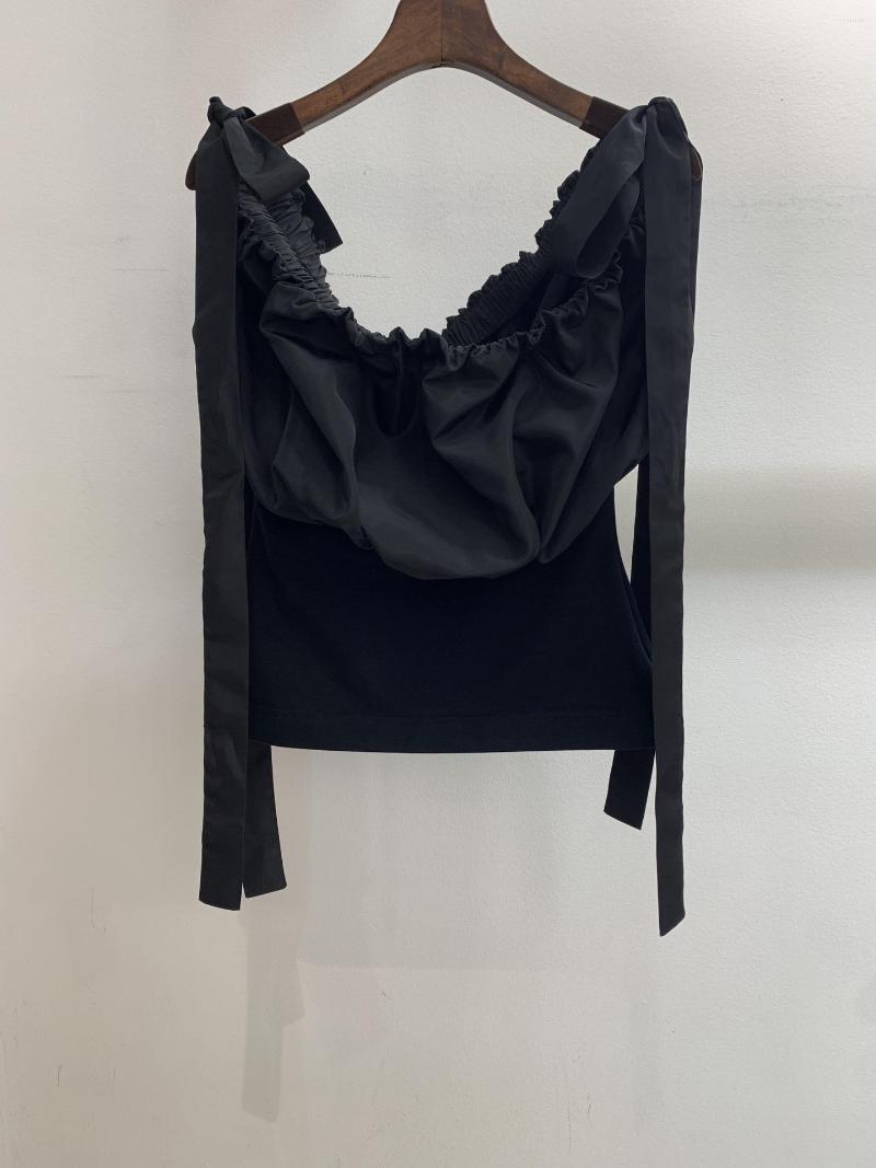 Women' T Shirts 2023 Spring And Summer Women' Clothing Fashion Off-the-Shoulder Stitching Top 0412, Black
Women' T Shirts 2023 Spring And Summer Women' Clothing Fashion Off-the-Shoulder Stitching Top 0412, Black