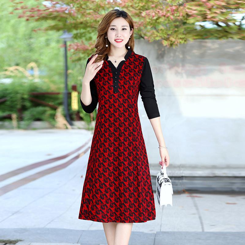 Casual Dresses Spring Dress Women A-Line Long Sleeve Knee-Length Office Lady Elegant V-Neck Loose Autumn Vestidos, 2212-1
Casual Dresses Spring Dress Women A-Line Long Sleeve Knee-Length Office Lady Elegant V-Neck Loose Autumn Vestidos, 2212-1