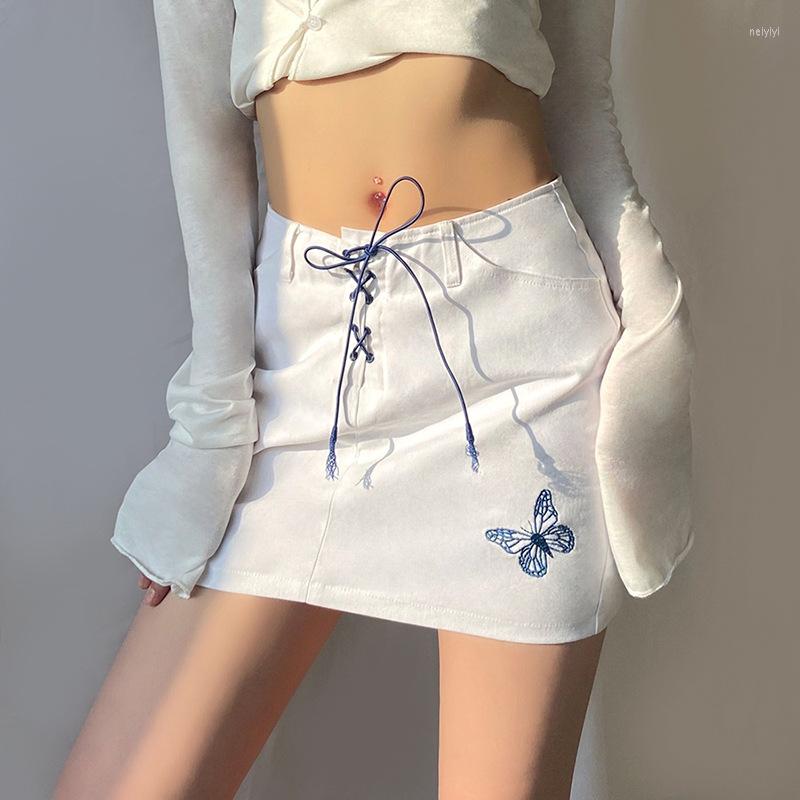 Skirts Butterfly Pattern Solid Colors Slim Skirt Summer Women Fashion Casual Street Short 2023 Female Kawaii High Waist Clothing, White
Skirts Butterfly Pattern Solid Colors Slim Skirt Summer Women Fashion Casual Street Short 2023 Female Kawaii High Waist Clothing, White